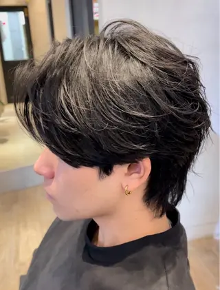 ショート パーマ メンズ lana hair  新宿髪質改善トリートメント新宿三丁目【ラナヘアー】所属・新宿メンズ専門 髪質改善パーマ特化のヘアスタイル