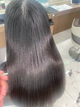 ミディアム パーマ 福島成美/髪質改善 縮毛矯正/カラーのヘアスタイル