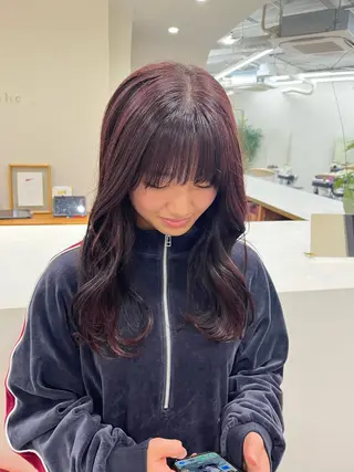 ロング カラー 透明感カラー🌼 沙奈のヘアスタイル