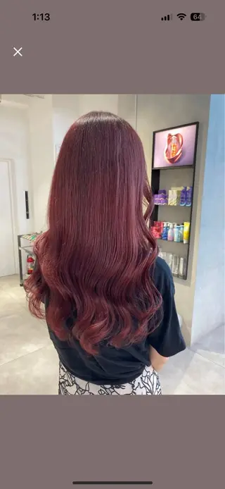 ロング カラー ハイトーン/レイヤー nail 百咲💌のヘアスタイル