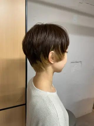 ショート ハイライト/ ブリーチ😈小倉😈のヘアスタイル