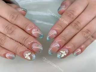 ネイル 神田 ココナッツのネイルデザイン