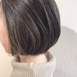 ミディアム カラー 藤井 貴美子のヘアスタイル