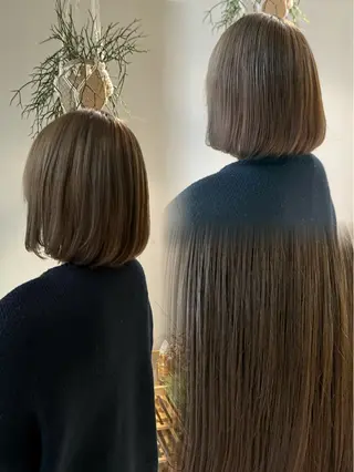 ミディアム カラー 🎀花屋併設サロン 荘司まゆり🎀‪‪のヘアスタイル