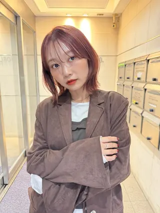 ショート 艶髪／レイヤー／ 透明感🎀／MARIのヘアスタイル