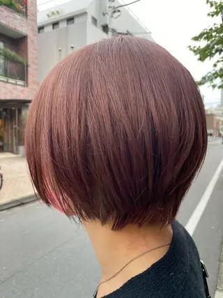 ショート カラー お任せヘア☘️☘️ 及川渚のヘアスタイル