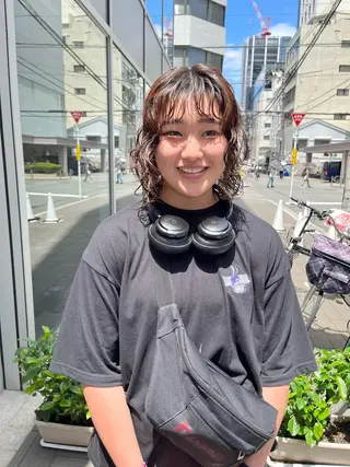 ショート パーマ ショート/パーマ/ カラー/FUKOのヘアスタイル