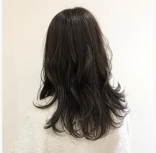 セミロング カラー ヘアアレンジ 店長/ 加藤 流菜のヘアスタイル