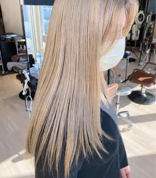 ミディアム カラー レイヤー専門家 ダブルカラー修のヘアスタイル