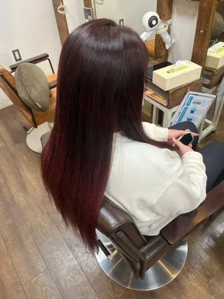 ロング 木 村のヘアスタイル