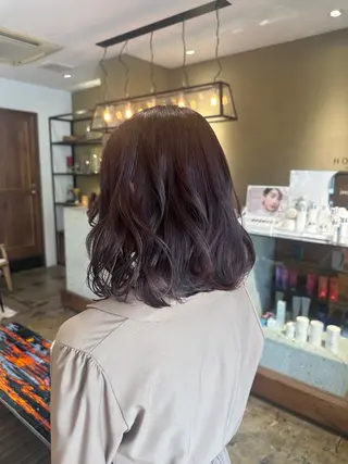 カラー YUI/レイヤー/ ハッシュカットのヘアスタイル