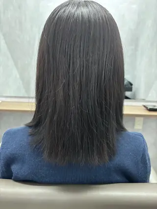 ミディアム カラー 山崎 美羽のヘアスタイル