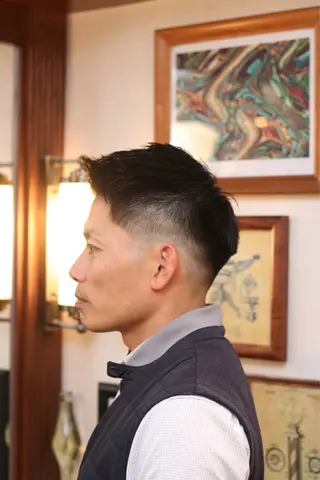 ショート メンズ CARWASH BARBER所属・カーウォッシュ Naoのヘアスタイル