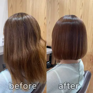 ショート パーマ KIZU 髪質改善 オカルト怪談のヘアスタイル