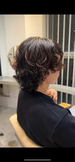 パーマ 内田 友香のヘアスタイル