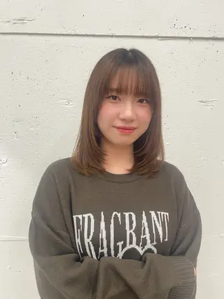 ミディアム suzu 🤍 【 grace 】のヘアスタイル