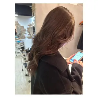 セミロング カラー メンズパーマ 次元のヘアスタイル