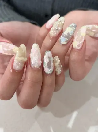 ネイル múte.三軒茶屋所属・tsuki nail /三茶/韓国ネイルのネイルデザイン