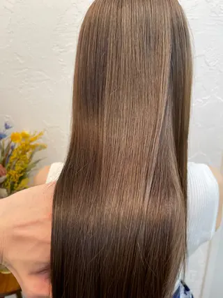 ロング カラー fuu。。。銀座所属・美髪質改善✨ 縮毛矯正✨HIDEのヘアスタイル