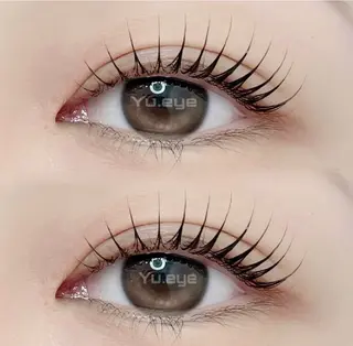 マツエク・マツパ GO TODAY 原宿Riora店所属・韓国束感まつげパーマ ｜根元立ち上げYUのマツエク・マツパデザイン