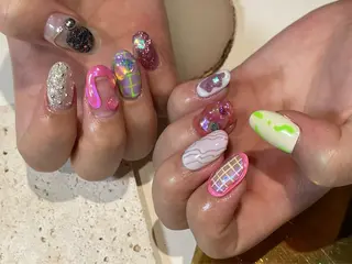 ミディアム m kaori𓃟のネイルデザイン