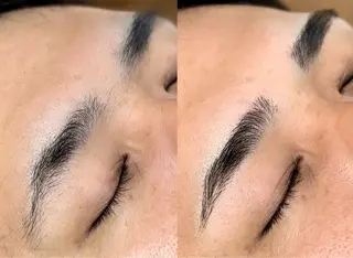 メンズ アイブロウ フクヤマ サクラのヘアスタイル