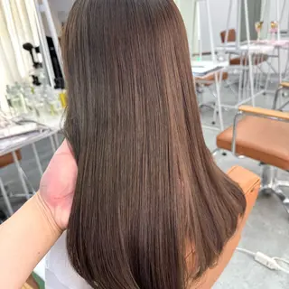 ロング カラー ヘアアレンジ ブリーチなしカラー /新百合ヶ丘/安形翔のヘアスタイル