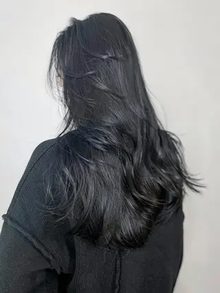 セミロング カラー ITbyALBUM 松戸のヘアスタイル