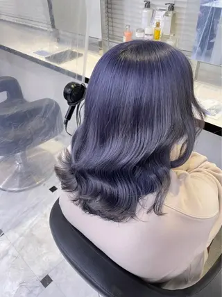 セミロング トレンドモテカラー 🩷色落ちまで可愛くのヘアスタイル