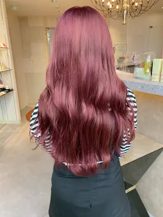 ロング カラー 韓国ヘア rin🎀のヘアスタイル