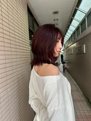 セミロング カラー/レイヤー/ 髪質改善/PAAQのヘアスタイル