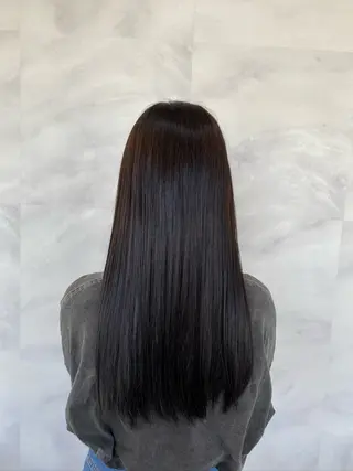 ロング カラー 宮﨑 まりあのヘアスタイル