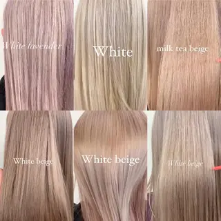 ミディアム カラー ハイトーン特化サロン 代表　中谷蓮のヘアスタイル