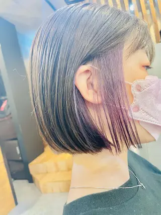 ショート カラー ショートボブ縮毛矯正 髪質改善のプロ山道潤のヘアスタイル