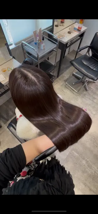 ロング カラー ダメージレス艶カラー MISAKI🦋のヘアスタイル