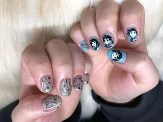 ネイル パラあり！フィルイン 推しネイル大歓迎！のネイルデザイン