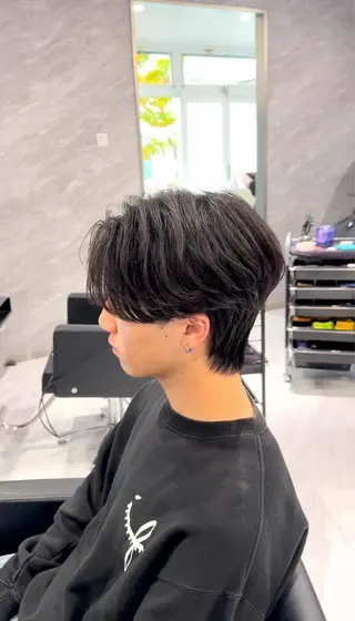 ミディアム メンズ 🔥ジャス/ メンズ特化美容師🔥のヘアスタイル