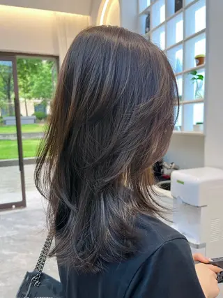 ミディアム カラー 髪質改善 SHEER. 大阪梅田【シアー】所属・村上｜髪質改善 プロデュースのヘアスタイル