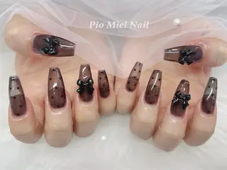 ネイル momo 長さだしのネイルデザイン