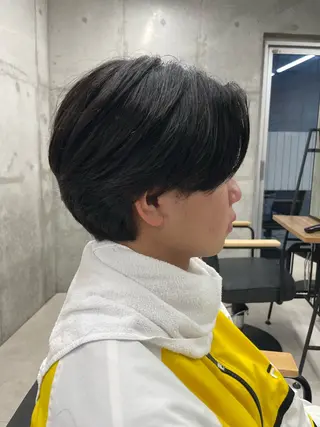 ミディアム メンズ 江頭 暁のヘアスタイル