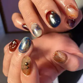 ネイル NICO nail　三軒茶屋店　ネイル＆アイラッシュ所属・oichan 𖦹°‧のネイルデザイン