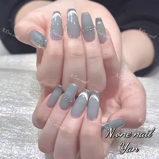 ネイル 長いだし/スカルプ/ パラシェルN.oneのネイルデザイン