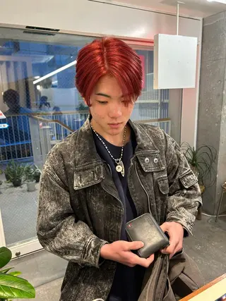 カラー メンズ CASANE所属・ラフで可愛いヘア 🐈‍⬛Rukaのヘアスタイル