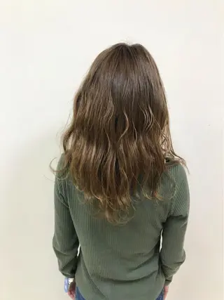 セミロング カラー Lien 深井店のヘアスタイル