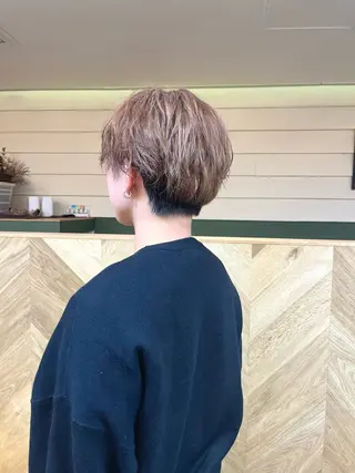 カラー 【ボブ】縮毛矯正/ 船橋駅5分/鈴木杏美のヘアスタイル