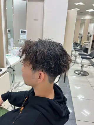 パーマ メンズ バレイヤージュ/ヘア アレンジ/shionのヘアスタイル