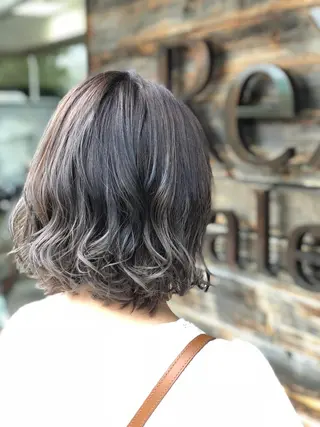 カラー 大人艶カラー/ ショートカット　辻岡のヘアスタイル