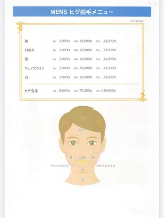 メンズ 森田 朝子のマツエク・マツパデザイン