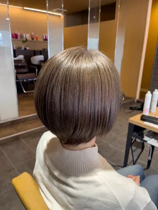 ショート カラー 髪質改善/ 杉山正克のヘアスタイル