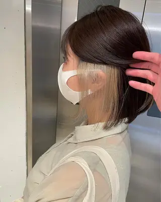 ショート 新宿髪質改善レイヤー カット内田智大のヘアスタイル